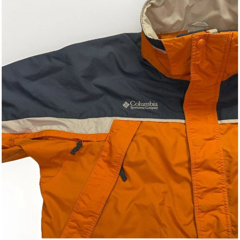 Vintage Columbia Fire Ridge Core Interchange Ski‎ Jacket Shell  Mens XL  Snow